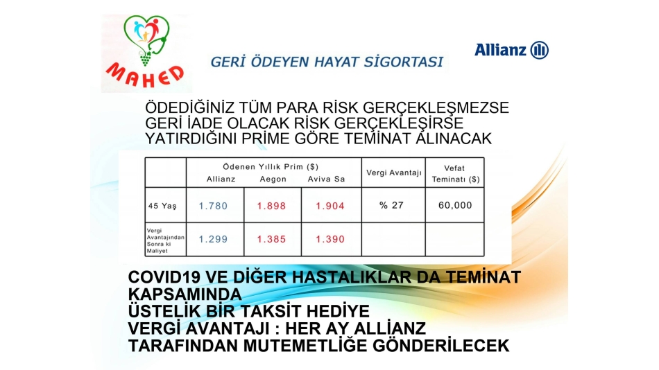 ALLİANZ SİGORTADAN AVANTAJLI TEKLİF