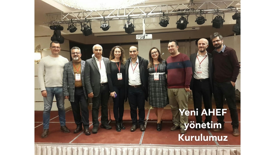 Yeni AHEF Yönetimi Seçildi. Başkanımız Dr. Hüseyin Köz de yönetim kuruluna girdi.